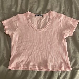 Brandy Melville waffle crop top